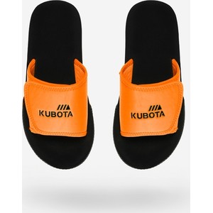 Pomarańczowe buty letnie męskie Kubota w sportowym stylu