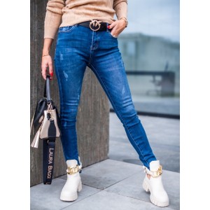 Niebieskie jeansy Fason w stylu casual