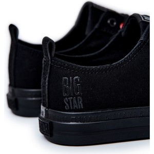 Męskie Materiałowe Trampki Big Star JJ174003 Czarne