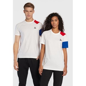 T-shirt Le Coq Sportif z krótkim rękawem z okrągłym dekoltem