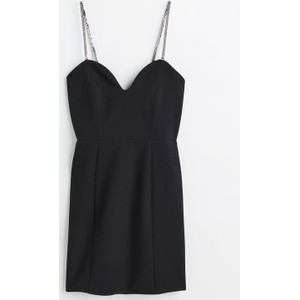 Czarna sukienka H & M z tkaniny