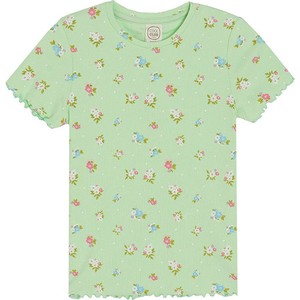 Zielona bluzka dziecięca Cool Club dla dziewczynek z bawełny