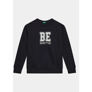 Czarna bluza dziecięca United Colors Of Benetton dla chłopców