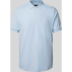 Niebieska koszulka polo Marc O'Polo z krótkim rękawem