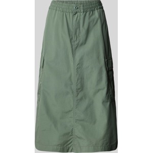 Zielona spódnica Carhartt WIP w stylu casual midi z bawełny