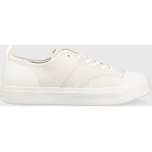 Calvin Klein sneakersy skórzane LOW TOP LACE UP LTH kolor biały HM0HM01045