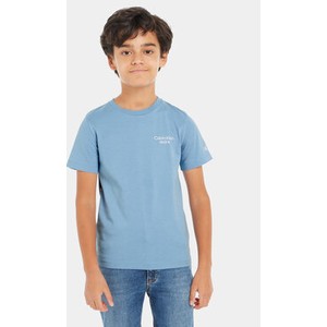 Niebieska koszulka dziecięca Calvin Klein