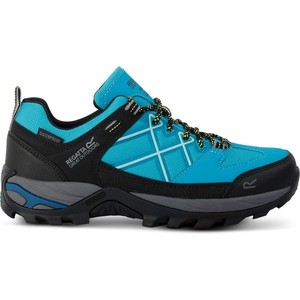 Niebieskie buty trekkingowe Regatta sznurowane