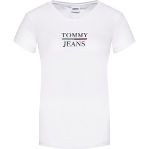 T-shirt Tommy Hilfiger z bawełny z krótkim rękawem z okrągłym dekoltem