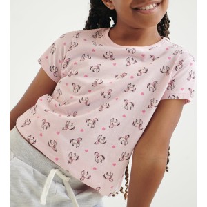 Różowa bluzka dziecięca Sinsay