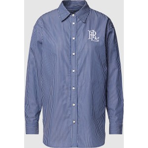 Niebieska koszula Ralph Lauren w stylu casual