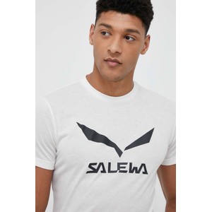 T-shirt Salewa z krótkim rękawem z nadrukiem w młodzieżowym stylu