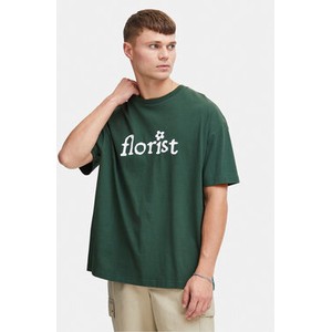 Zielony t-shirt Solid