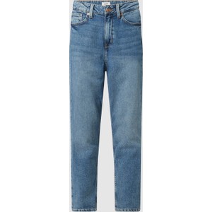 Niebieskie jeansy Q/s Designed By - S.oliver w street stylu z bawełny