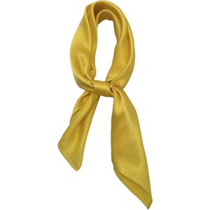 Żółty szalik Made In Silk