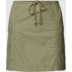 Zielona spódnica Gina Tricot z bawełny mini