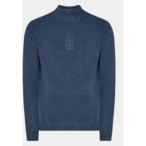 Niebieski sweter MODIVO w stylu casual