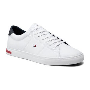 Tommy Hilfiger Sneakersy Essential Leather Detail Vulc FM0FM04047 Biały