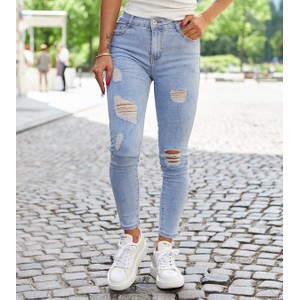 Niebieskie jeansy Gemre.com.pl w stylu casual
