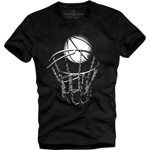 Czarny t-shirt Underworld z bawełny z nadrukiem