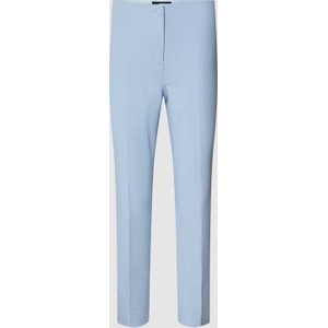 Niebieskie spodnie Cambio w stylu casual z bawełny