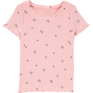 Różowa bluzka dziecięca OshKosh z bawełny dla dziewczynek