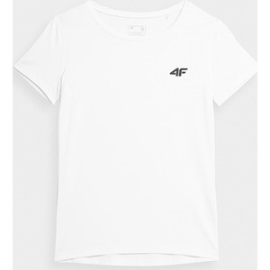 T-shirt 4F z krótkim rękawem z okrągłym dekoltem w sportowym stylu