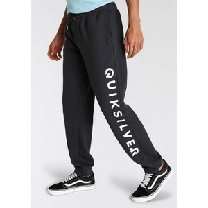 Czarne spodnie Quicksilver z dresówki w sportowym stylu