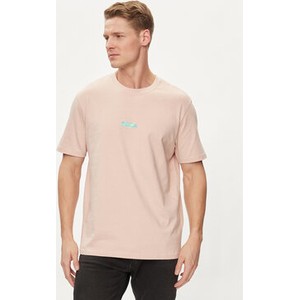 Różowy t-shirt Hugo Boss z krótkim rękawem
