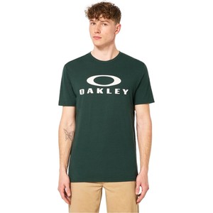 Zielony t-shirt Oakley z krótkim rękawem z bawełny