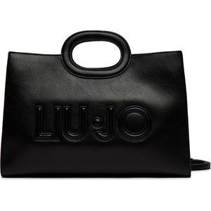 Czarna torebka Liu-Jo duża na ramię matowa