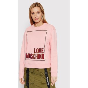 Różowa bluza Love Moschino