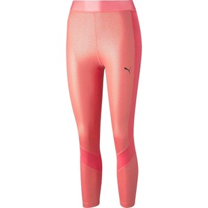 Różowe legginsy Puma w sportowym stylu