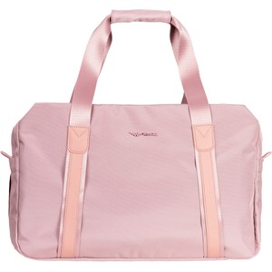 Różowa torba podróżna Wings ze skóry ekologicznej