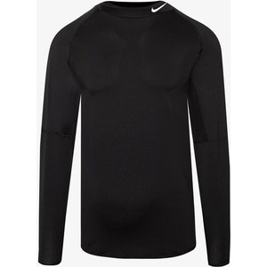 Czarna koszulka z długim rękawem Nike w sportowym stylu