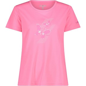 Różowy t-shirt CMP