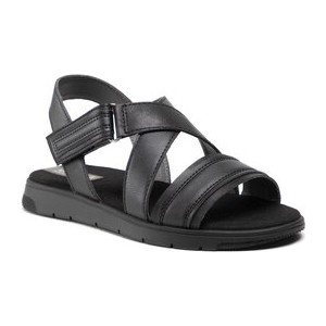 Czarne sandały Geox w stylu casual