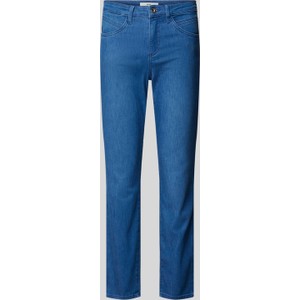 Niebieskie jeansy Brax z bawełny