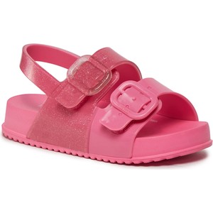 Różowe buty dziecięce letnie Melissa dla dziewczynek na rzepy