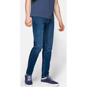Niebieskie jeansy LANCERTO z bawełny w stylu casual