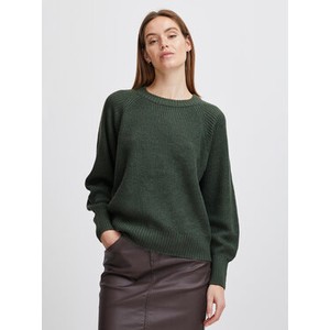 Zielony sweter MODIVO w stylu casual