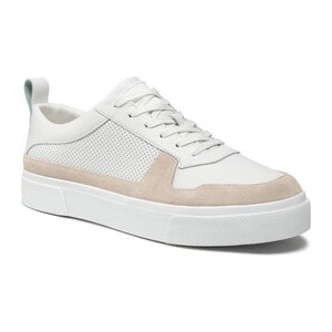Calvin Klein Sneakersy Low Top Lace Up Lth HM0HM00495 Biały
