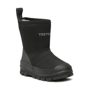 Czarne buty dziecięce zimowe Tretorn