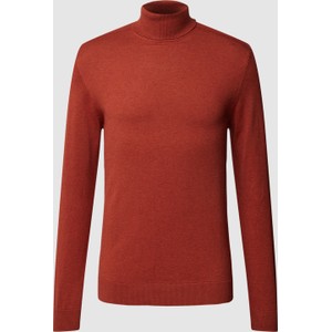 Czerwony sweter Selected Homme z bawełny