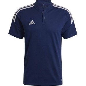 Niebieski t-shirt Adidas z krótkim rękawem