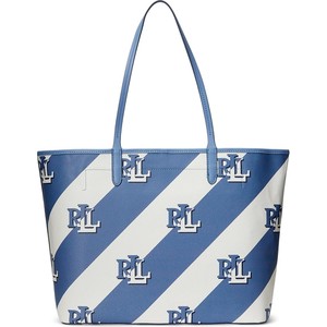 Niebieska torebka Ralph Lauren w wakacyjnym stylu duża