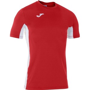 Czerwony t-shirt Joma z tkaniny