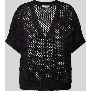 Czarna bluzka Peek&Cloppenburg w stylu casual z bawełny
