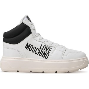 Buty sportowe Love Moschino w sportowym stylu sznurowane