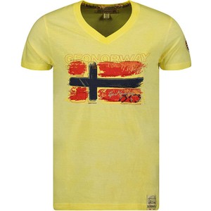 T-shirt Geographical Norway w młodzieżowym stylu